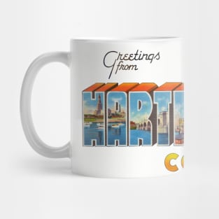 Greetings from Hartford Connecticut Mug